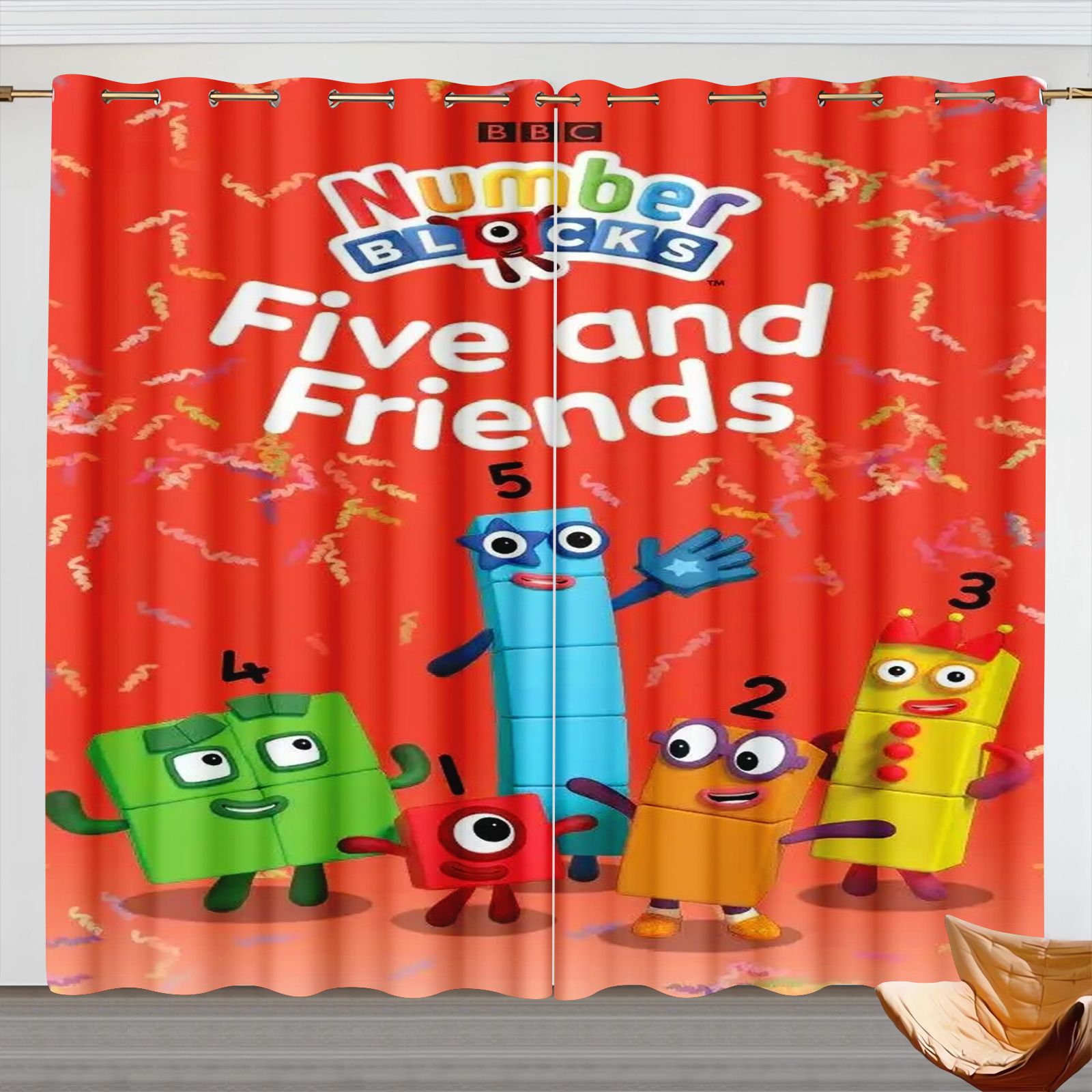 Numberblocks Cartoon Gordijnen - Blackout Curtains recensie en prijs