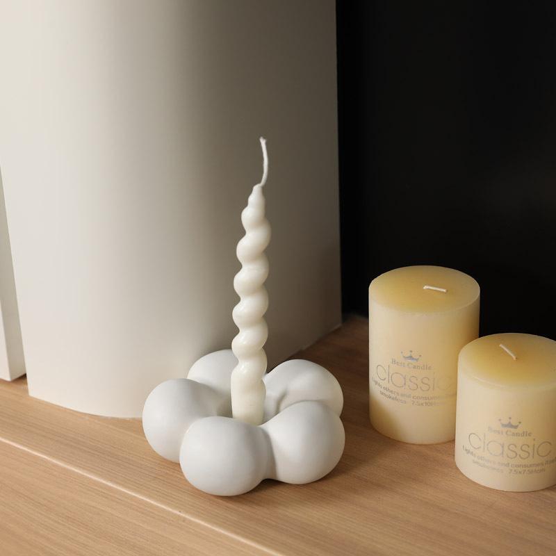 Bloemvormige draagbare witte p - Home Decor White recensie en prijs