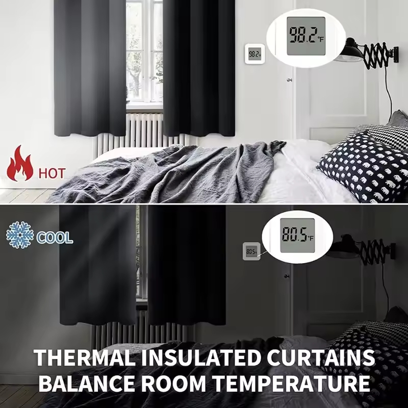 1pc Moderne Effen Kleur Volled - Blackout Curtains recensie en prijs