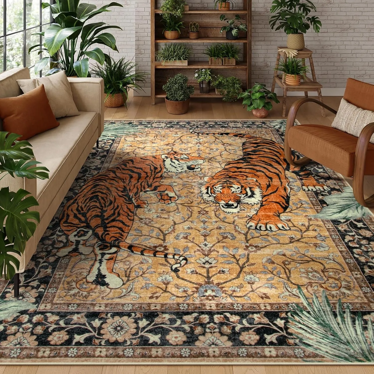 Jungle Tiger Rug voor woonkame - Home Decor Online Free recensie en prijs