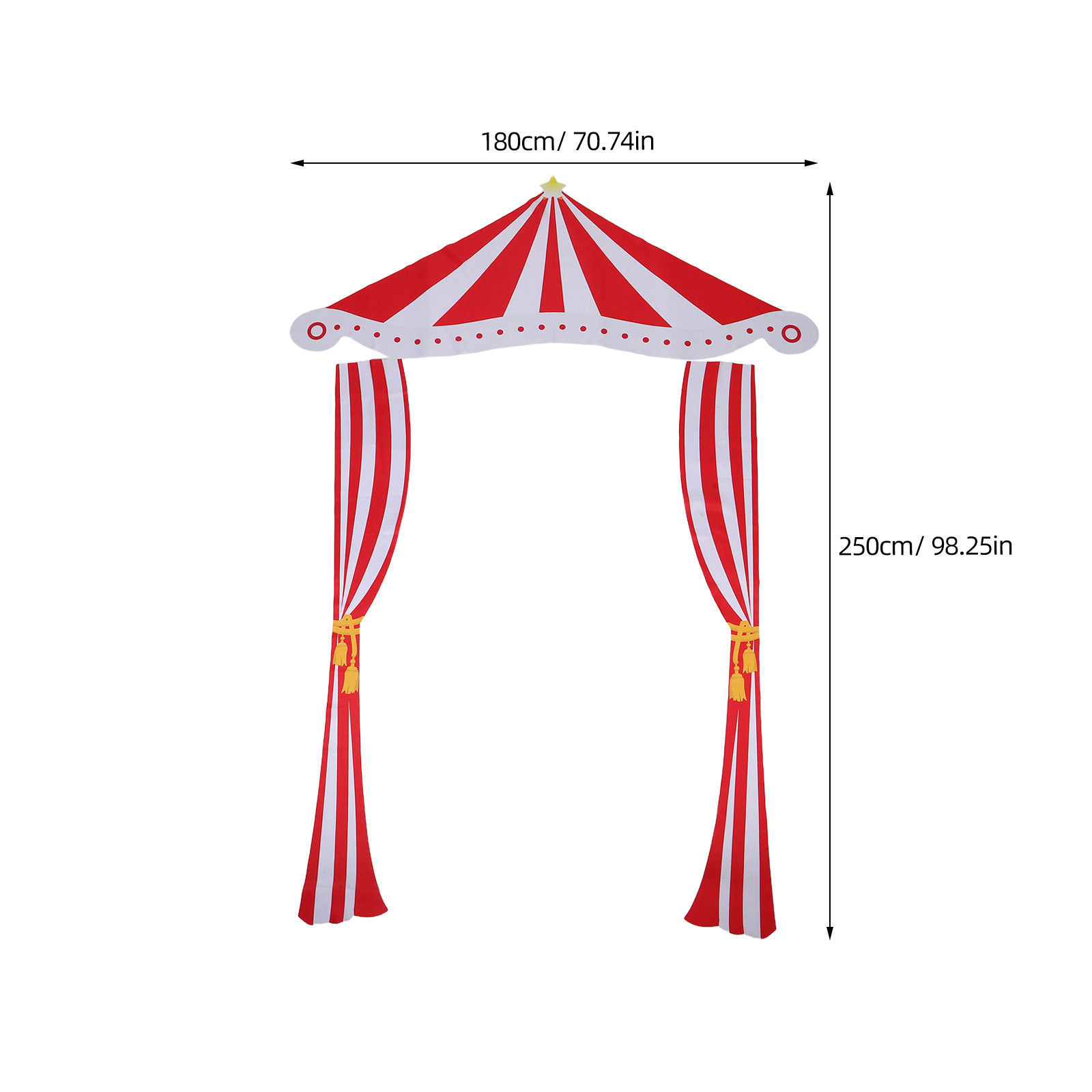 Carnaval Themadecoratie Rood-W - Home Decor White recensie en prijs