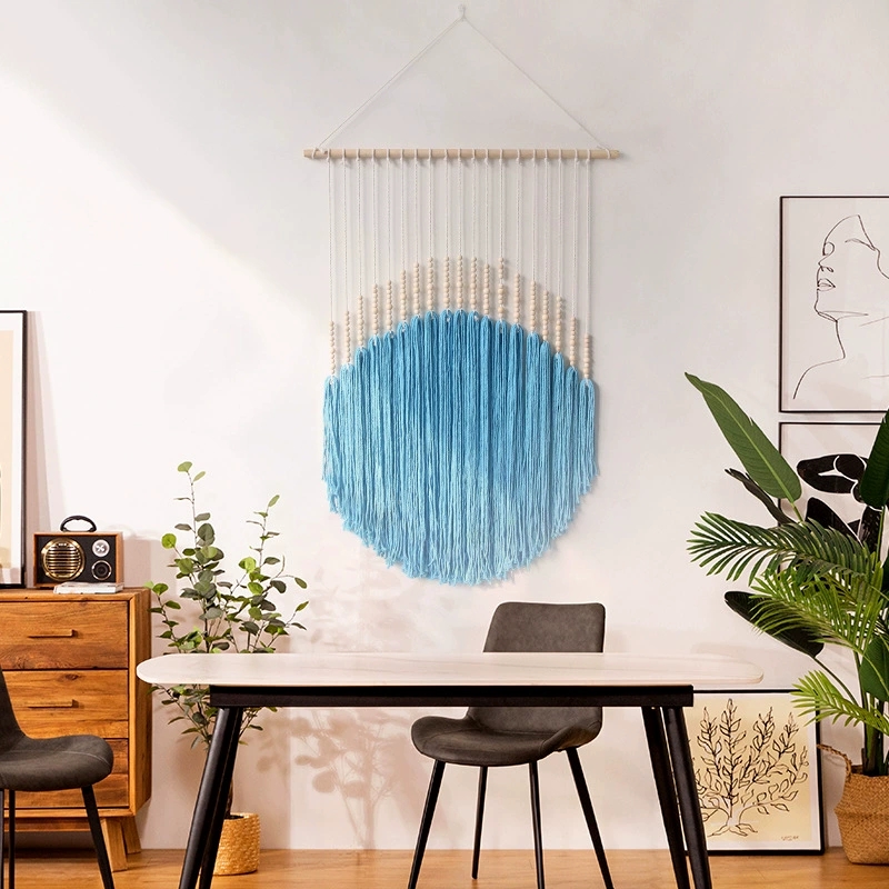 Halve cirkel macrame muur opkn - Macrame Wall Hanging recensie en prijs