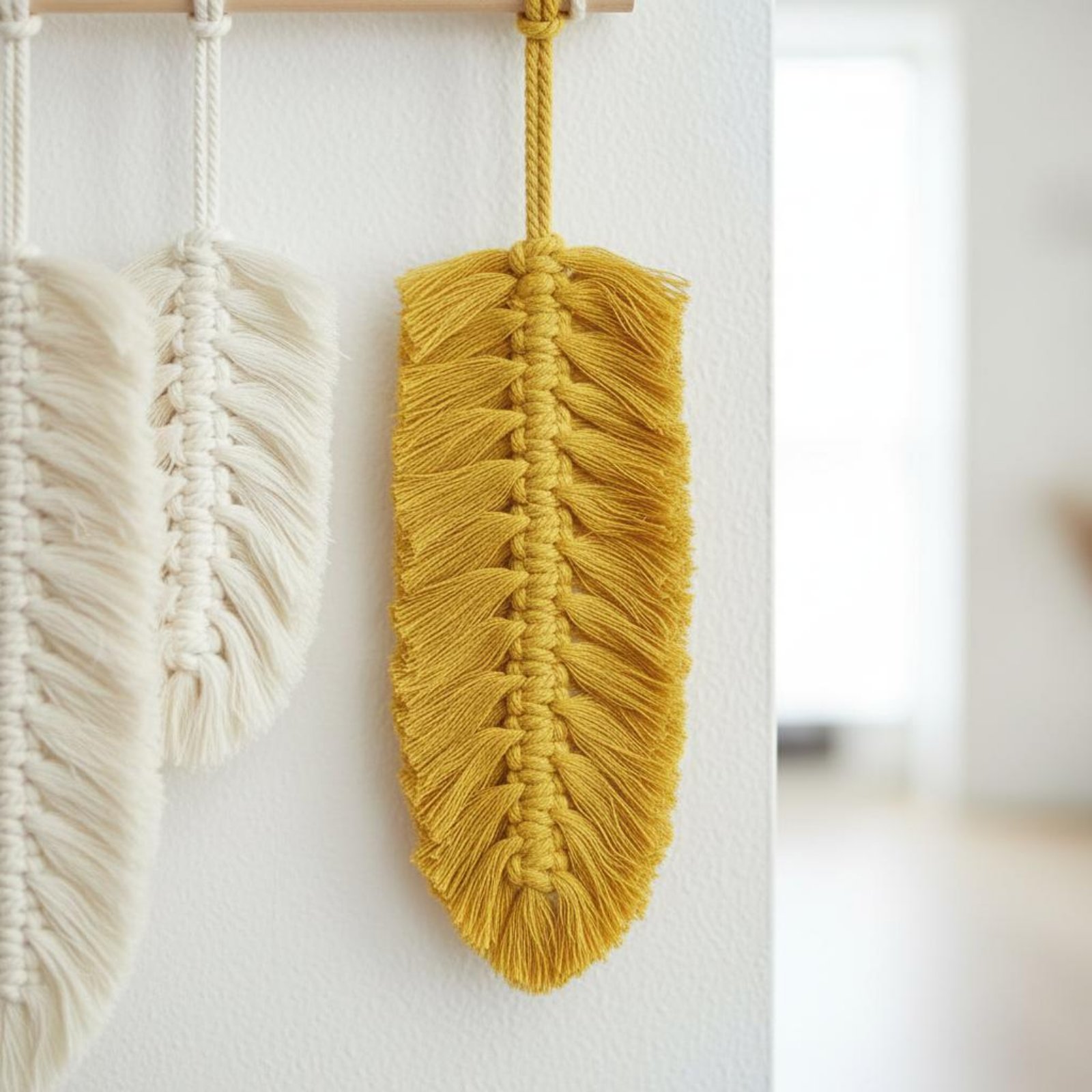 Macrame veren wandhanger handg - Macrame Wall Hanging recensie en prijs