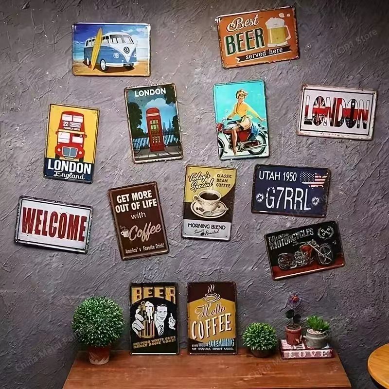 Victory Colt Metalen Tin Borde - Victory Home Decor recensie en prijs