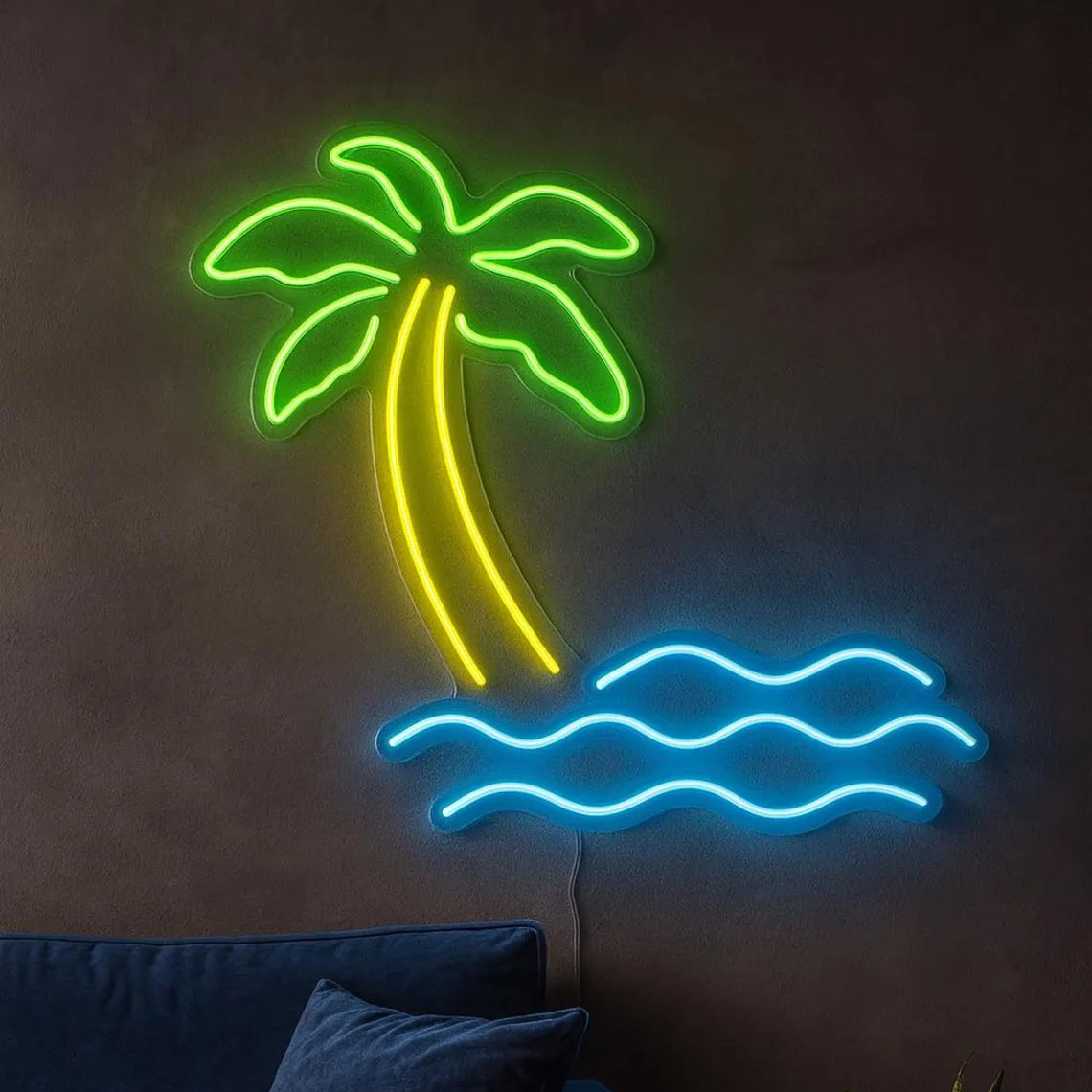Palmboom neonbord tropisch str - Home Decor Tree recensie en prijs