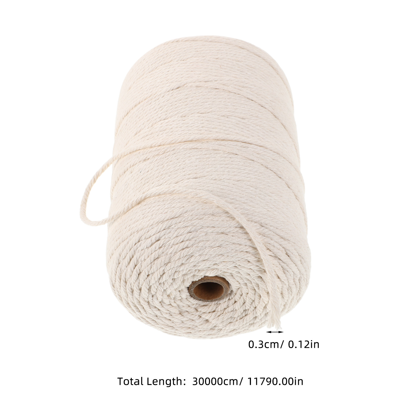 1 rol dik zacht katoenen touw  - Macrame Wall Hanging recensie en prijs