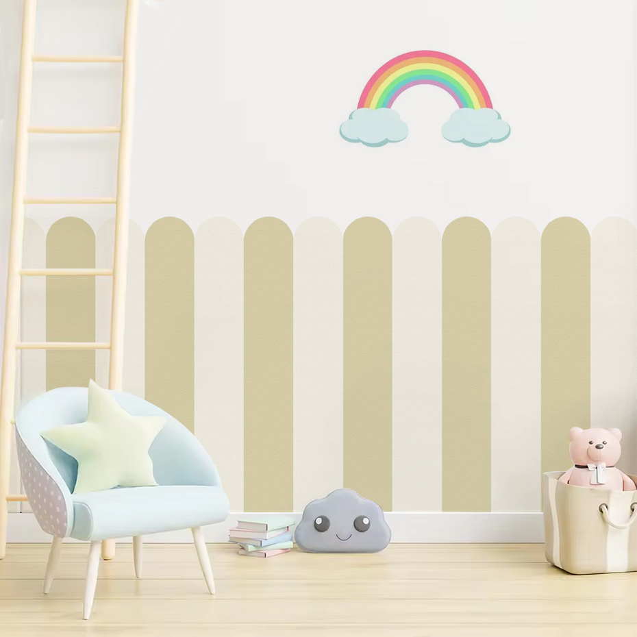Veelkleurig verticaal gestreep - Home Decor Wallpaper recensie en prijs