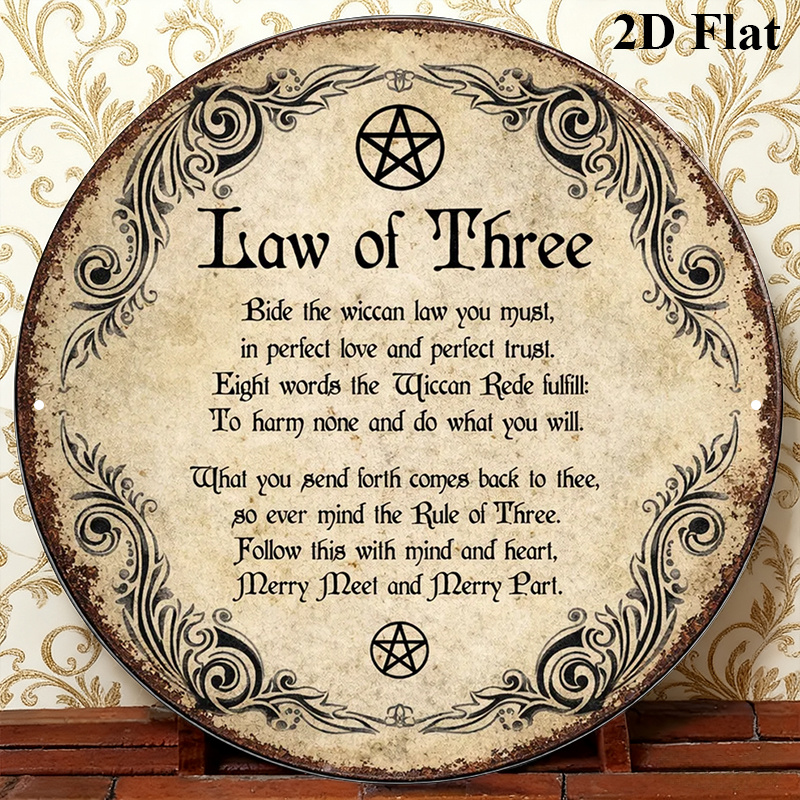 CIFBUY Vintage Wicca Triple Go - Home Decor Vintage recensie en prijs