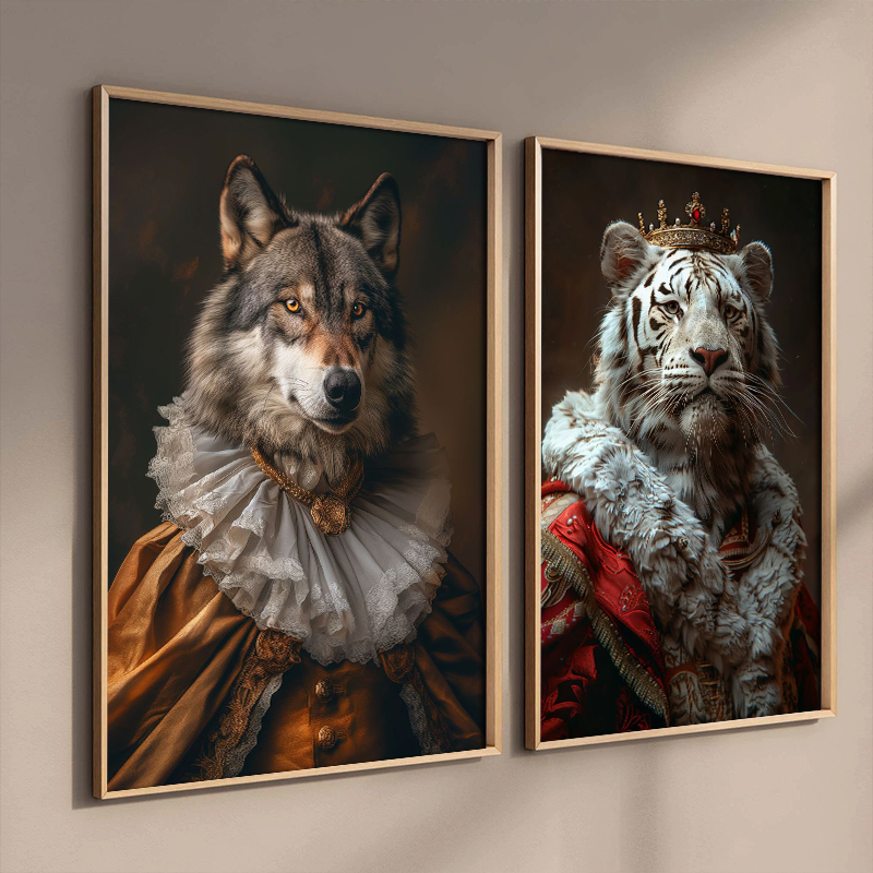 Victoriaanse dierenportret gal - Victory Home Decor recensie en prijs