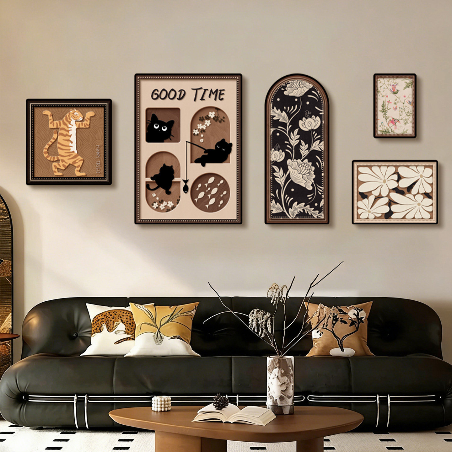Franse antieke stijl woonkamer - Abstract Oil Painting recensie en prijs
